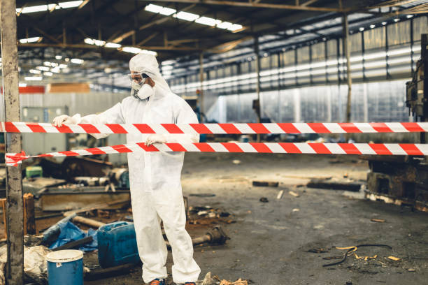 Professional Odor Removal technician working in Hamilton, MO